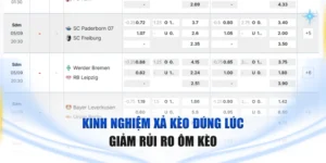Kinh nghiệm xả kèo đúng lúc