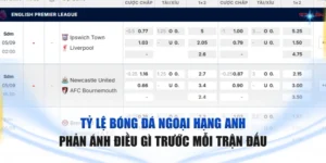 Tỷ lệ bóng đá Ngoại hạng Anh
